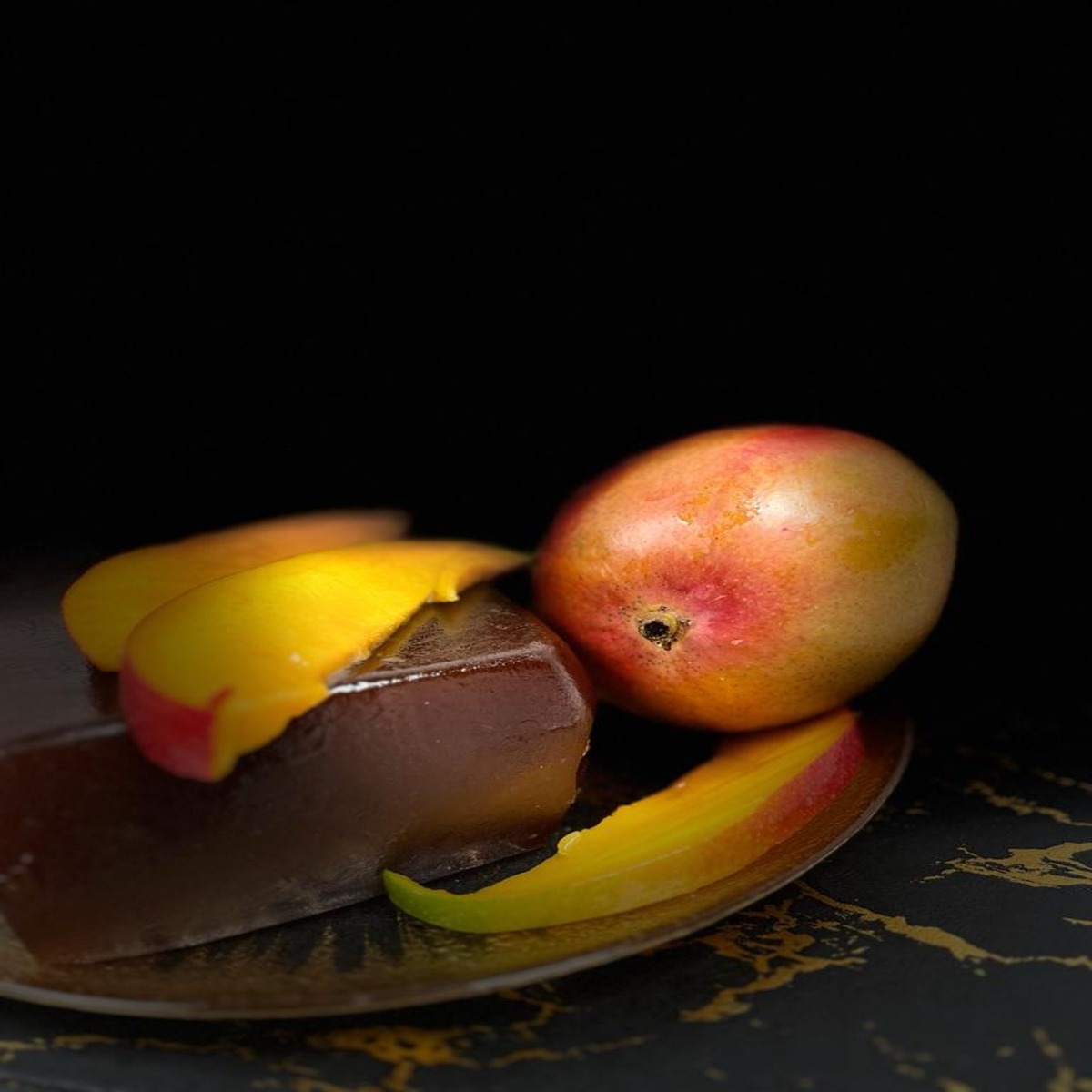 Pâte De Fruit Mangue Pâtes de fruits Qualité Artisanale Confiserie artisanale mangue, sans colorant, saveur naturelle