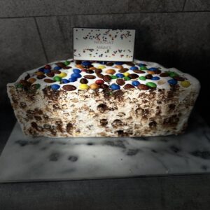 Nougat M&m’s Nougats Qualité Artisanale Nougat artisanal aux M&M's et cacahuètes, gourmandise colorée