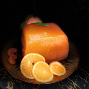 Pâte de fruit artisanale à l’orange et mandarine, saveurs d'agrumes
