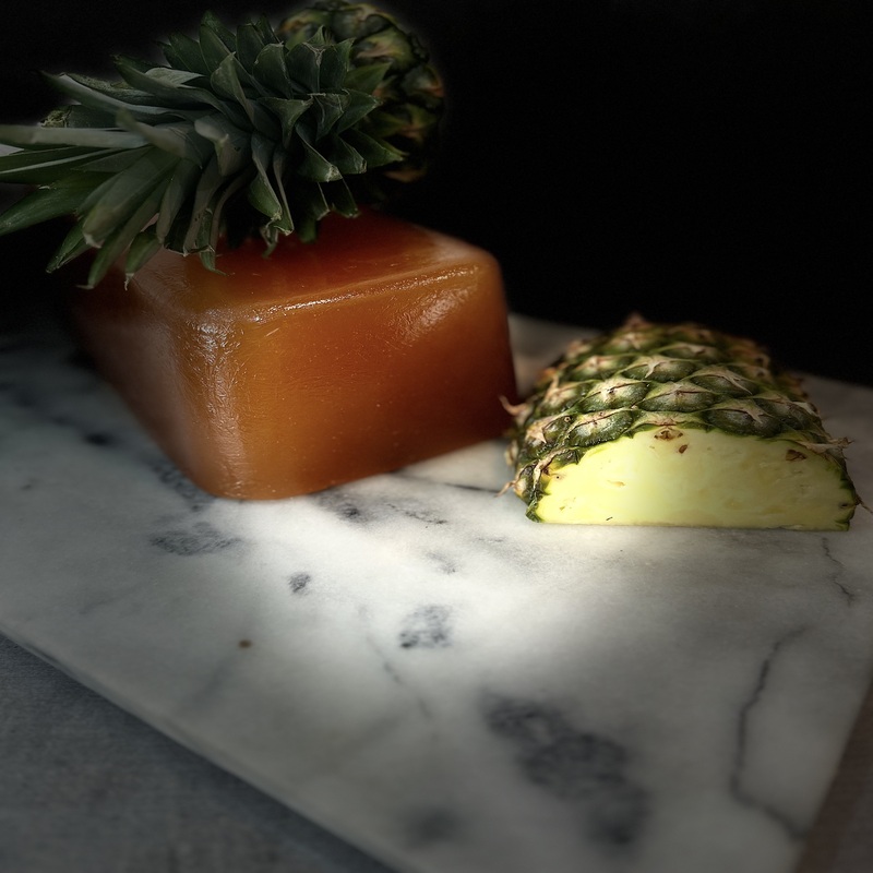 Pâte de fruit artisanale à l’ananas, confiserie exotique et fruitée