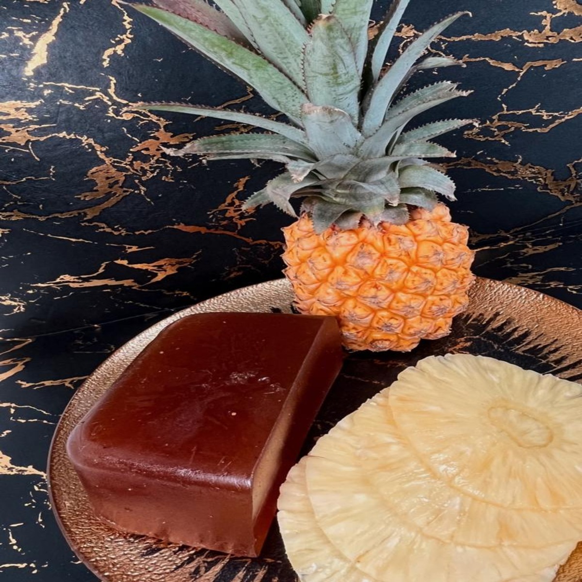 Pâte de fruit à l’ananas, confiserie artisanale aux saveurs exotiques et naturelles